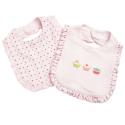 2 Pack Cupcake Bibs