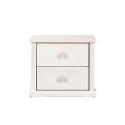 Boori 2 Drawer Bedside Table Soft White