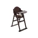 Baby Weavers Wooden Folding Highchair - Chocolate