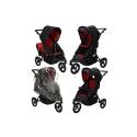 Baby Weavers Lynx Tandem Pushchair - Red