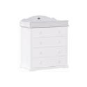 Boori Rosedale Pelmet & Change Tray Solid White