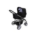 Bebecar Vector 3-in-1 Pram - Black Velvet