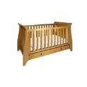 King Parrot Sleigh Cotbed - Heritage Teak