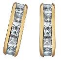 9ct Gold Cubic Zirconia Earrings