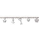 Sterling Silver Charm Bracelet
