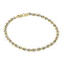 9ct Yellow Gold 8" Rope Bracelet