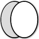 Interfit INT238 42 inch Silver / White Reflector